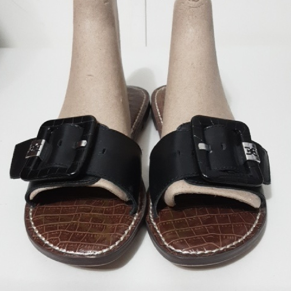 Sam Edelman Black and Brown Sandals